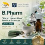 B.Pharm at Tehran University of Medical Sciences 2026-2027