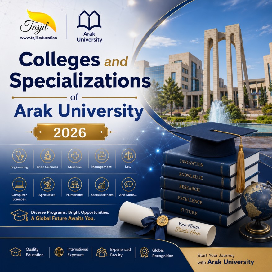 Colleges and Specializations of Arak University 2026