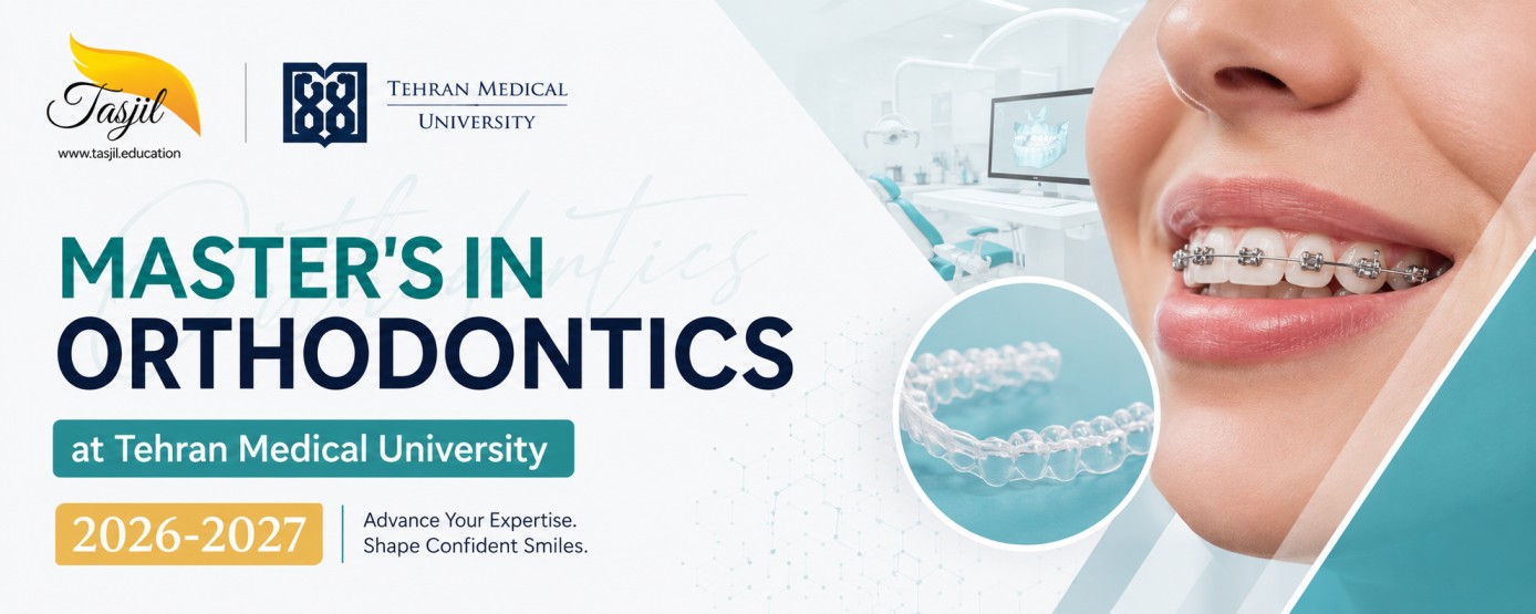Master's in Orthodontics at Tehran Medical 2026-2027