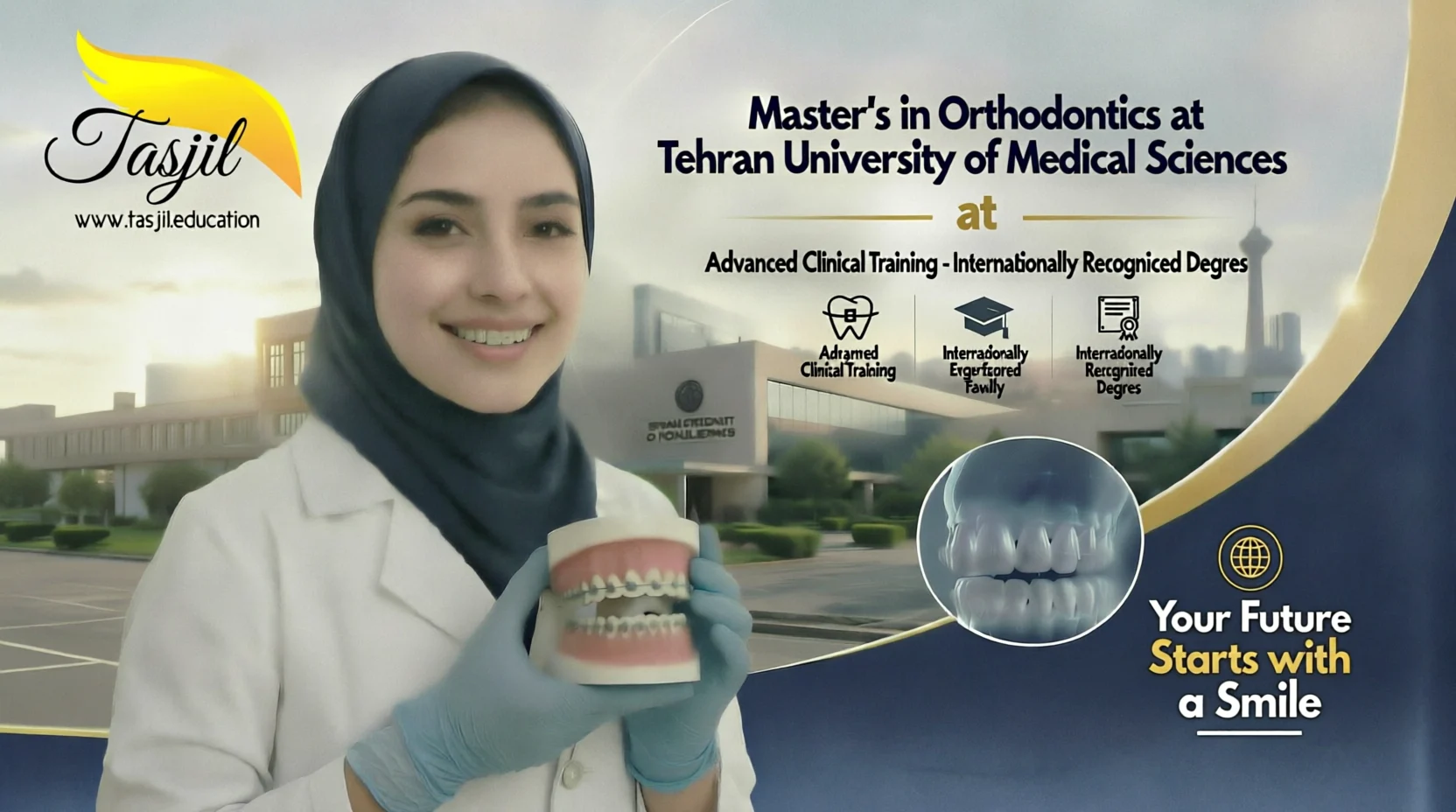 Master's in Orthodontics at Tehran Medical 2026-2027