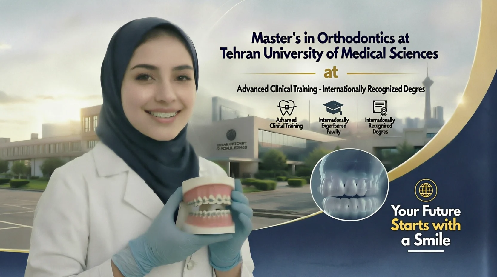 Master's in Orthodontics at Tehran Medical 2026-2027