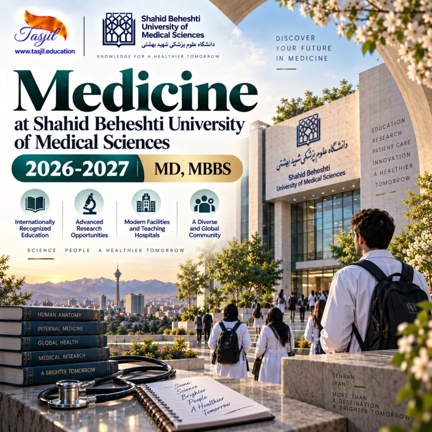 admission office for iranian universities Medicine at Shahid Beheshti University of Medical Sciences 2026–2027 MD, MBBS
