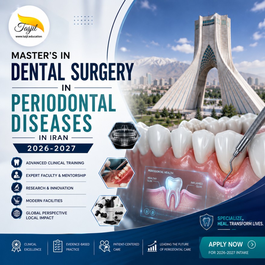 Master's in Dental Surgery in Periodontal Diseases in Iran 2026-2027