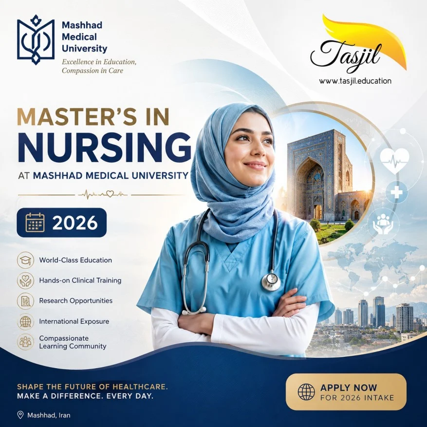 admission office for iranian universities Master's in Nursing at Mashhad Medical University 2026