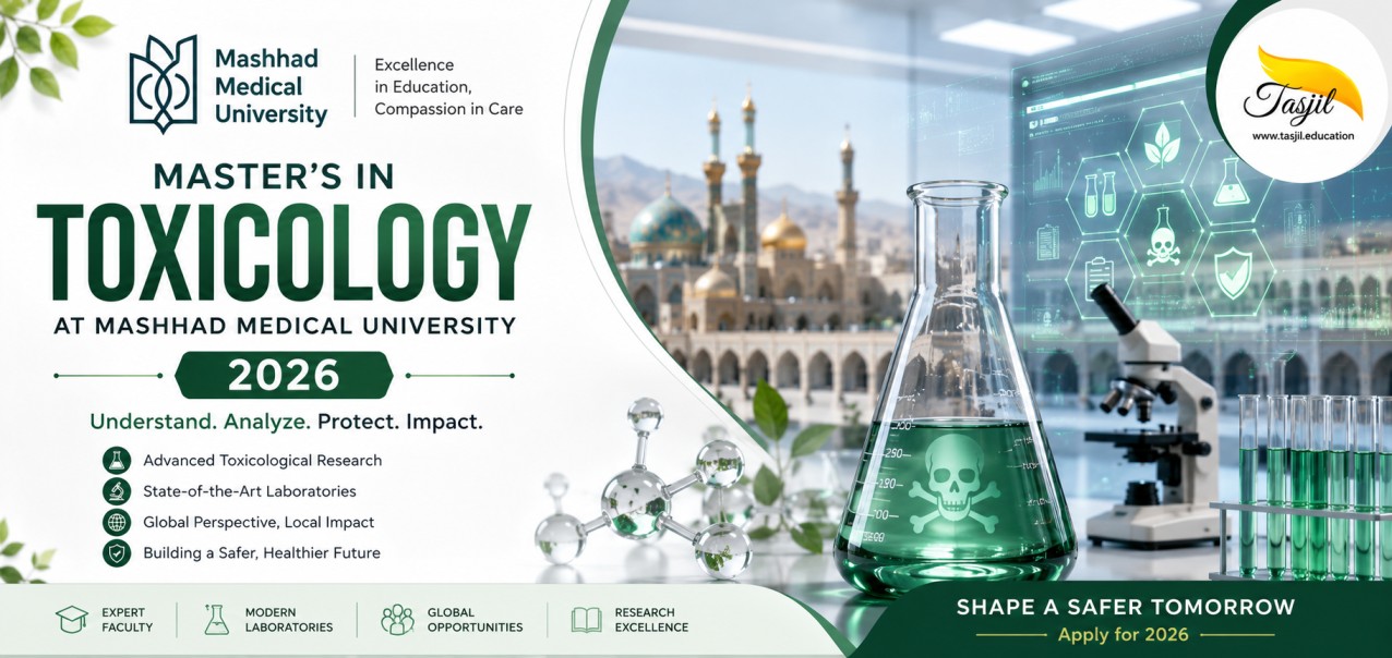 Master’s in Toxicology at Mashhad Medical University