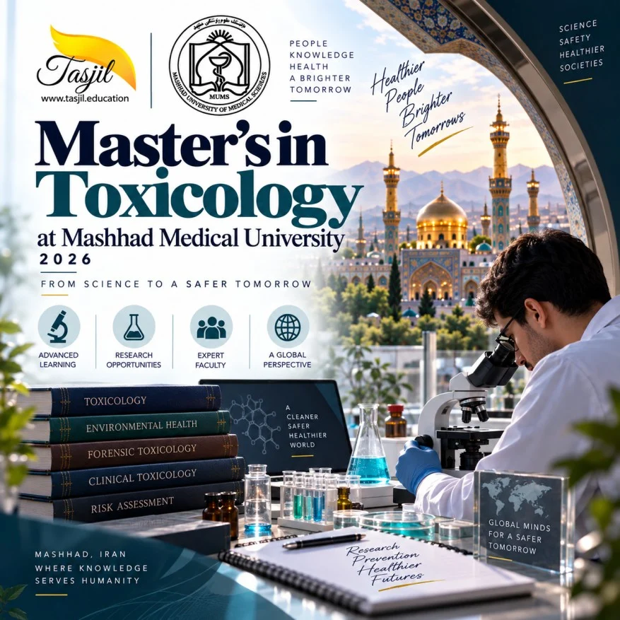 admission office for iranian universities Master's in Toxicology at Mashhad Medical University 2026