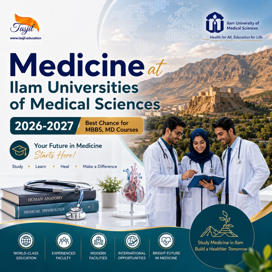 Medicine at Ilam University of Medical Sciences 2026-2027 | Best Chance for MBBS, MD Courses
