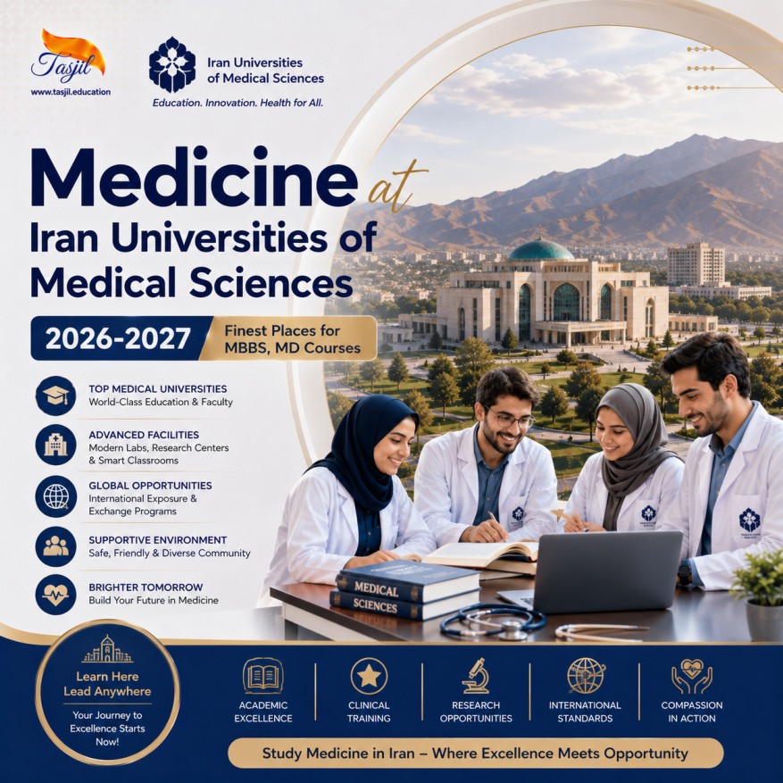 Medicine at Iran Universities of Medical Sciences 2026-2027 Finest Places for MBBS, MD Courses