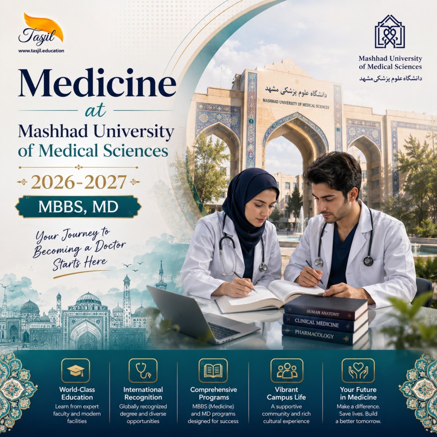 Medicine at Mashhad University of Medical Sciences 2026-2027