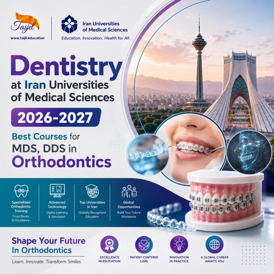 Dentistry at Iran Universities of Medical Sciences 2026-2027 Best Courses for MDS, DDS in Orthodontics