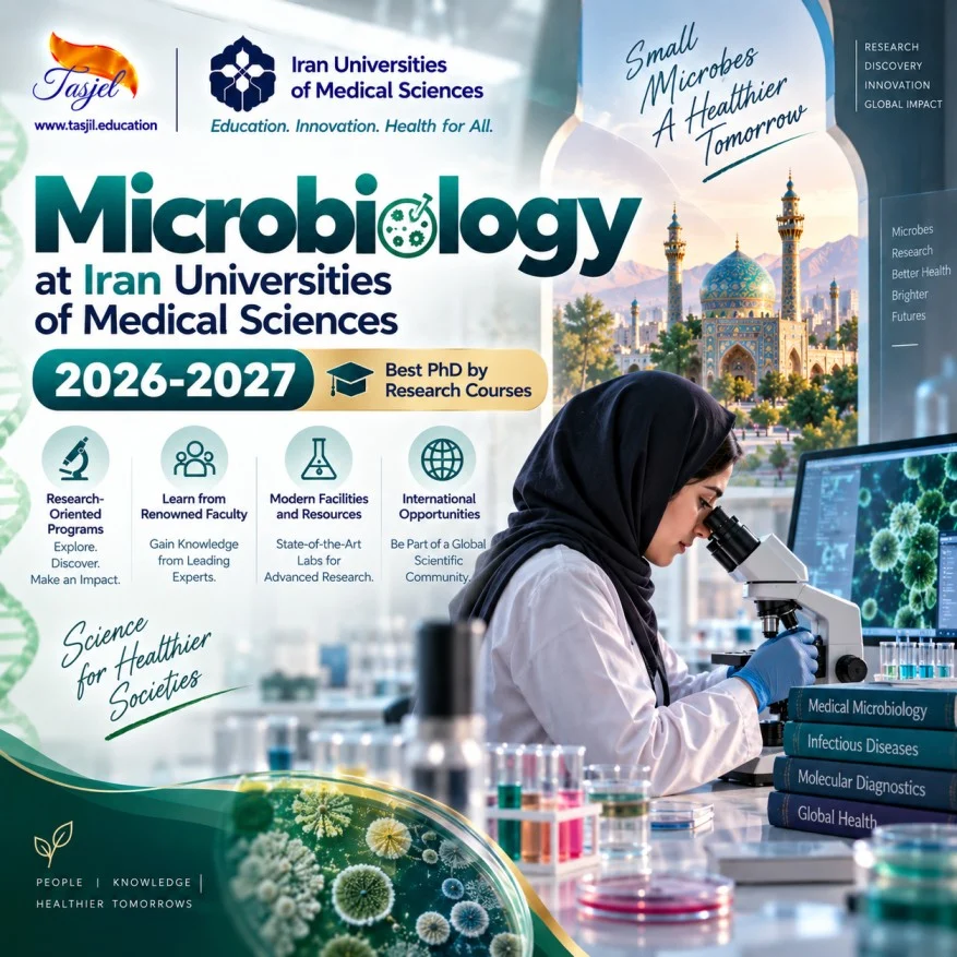 Microbiology at Iran Universities of Medical Sciences 2026-2027 Best PhD by Research Courses