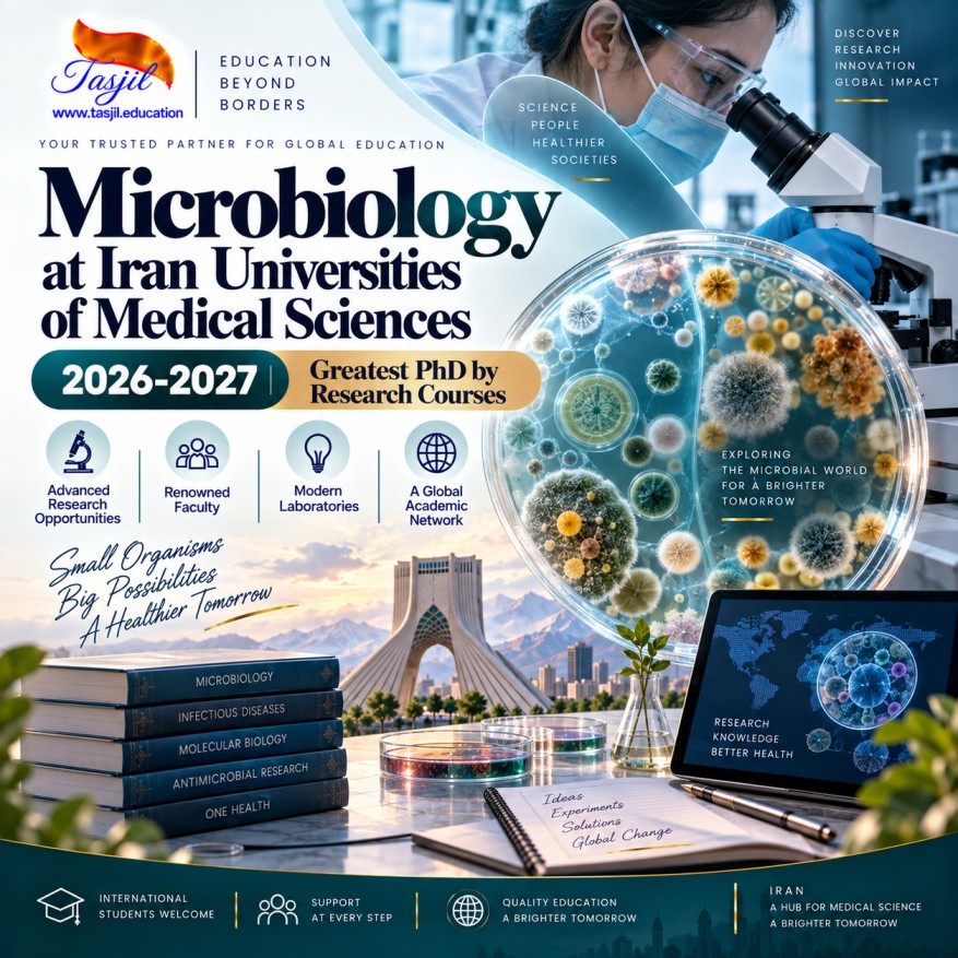 Microbiology at Iran Universities of Medical Sciences 2026-2027 | Greatest PhD by Research Courses
