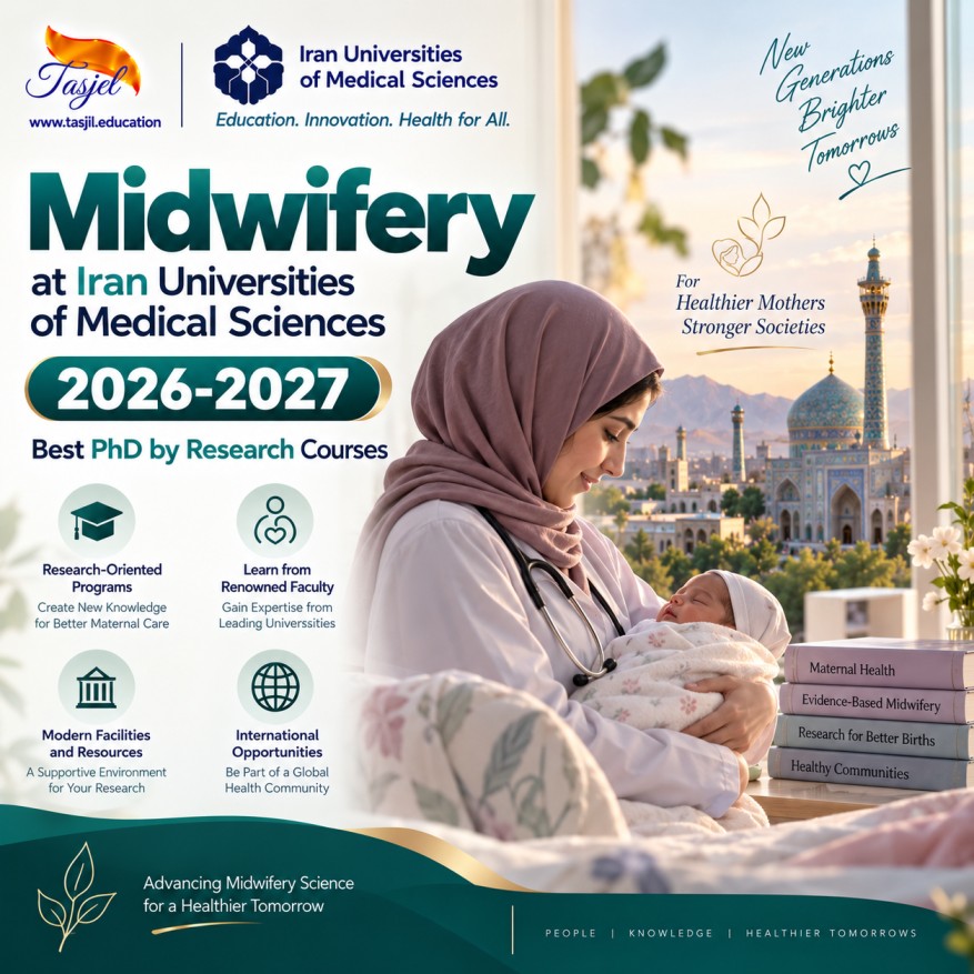 Midwifery at Iran Universities of Medical Sciences 2026-2027 Best PhD by Research Courses