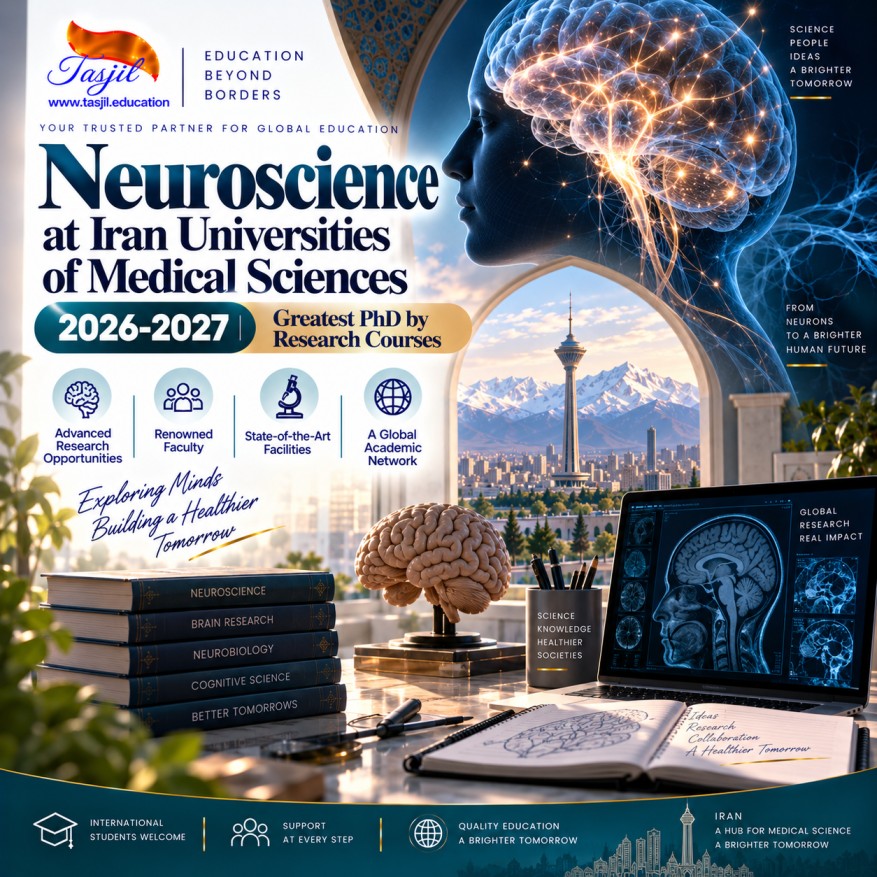 Neuroscience at Iran Universities of Medical Sciences 2026-2027 | Greatest PhD by Research Courses