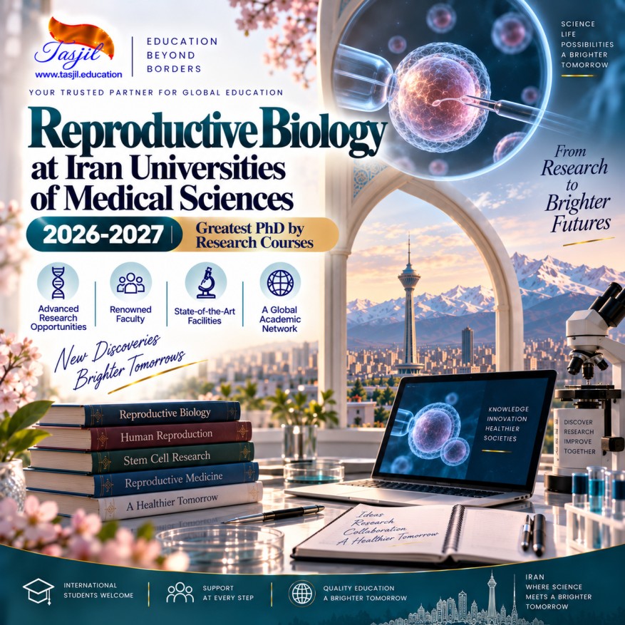 Reproductive Biology at Iran Universities of Medical Sciences 2026-2027 | Greatest PhD by Research Courses