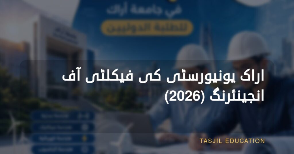اراک یونیورسٹی کا شعبۂ انجینئرنگ