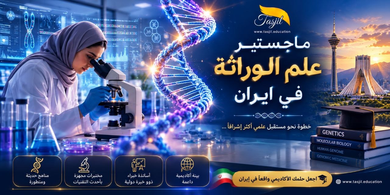 ماجستير علم الوراثة في إيران 2026