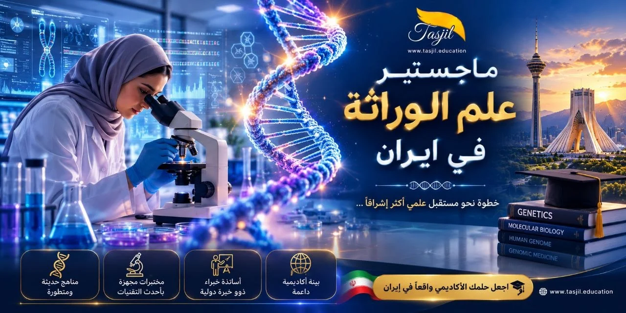 ماجستير علم الوراثة في إيران 2026