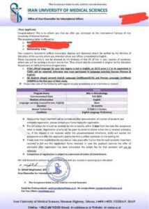 ماجستير علم الأحياء المجهرية في جامعة ايران للعلوم الطبية