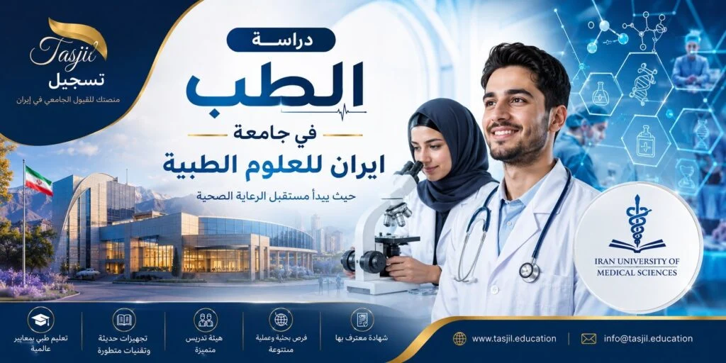 مكتب تسجیل للقبولات الجامعية في دراسة الطب في إيران 2026-2027.