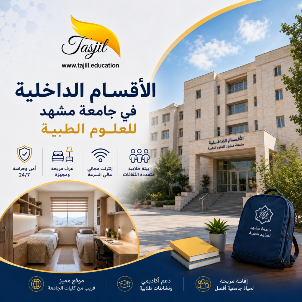 الأقسام الداخلية في جامعة مشهد للعلوم الطبية 2026 1 سكن طالبي في جامعة مشهد للعلوم الطبية