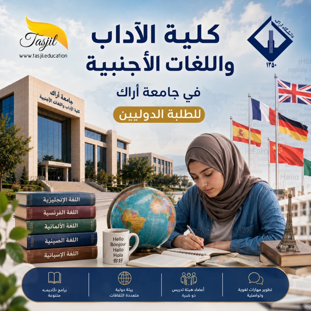 كلية الآداب واللغات الأجنبية جامعة اراك 2026 1 كلية الآداب واللغات الأجنبية جامعة اراك
